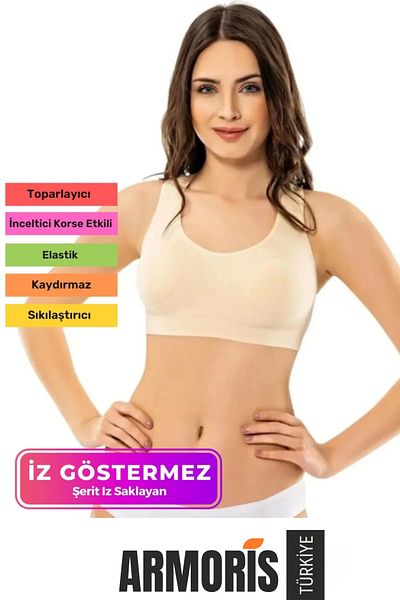 Armoris New Creation Women's Comfortable Shaping Shaping Effect Seamless Thick Strap Padded Bustier