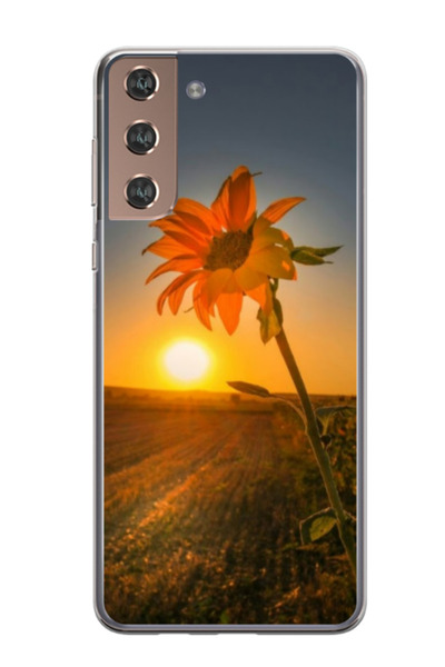 Atlas Husa personalizata pentru Samsung Galaxy S21 Plus, model Sunflower #1, ...