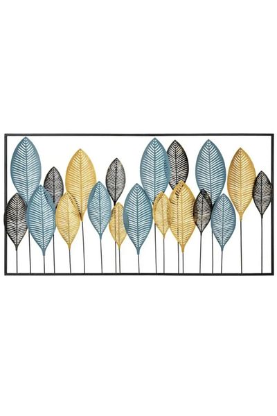 Studio Casa Panou metalic decorativ perete 3D, Deco Art, 115 x 60 cm (Multicolor)