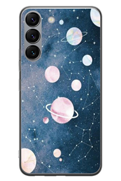 Atlas Husa personalizata pentru Samsung Galaxy S23, model Solar System, S1D1M...