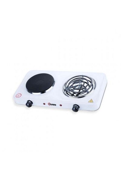 Revora Portable Electric Double Stove Spiral + Stone, 2000W