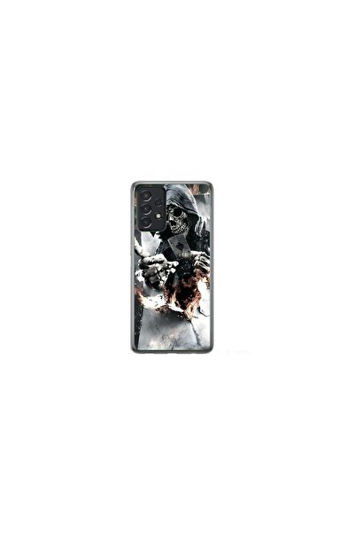 Atlas Husa personalizata HQ Print pentru Samsung Galaxy A32 4G, Skeleton Card...