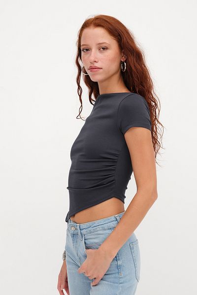 Addax Boat Neck Blouse B13959-M9