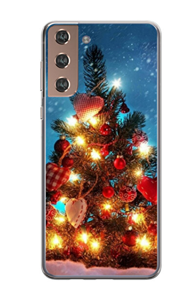 Atlas Husa personalizata pentru Samsung Galaxy S21 Plus, model Christmas Tree...