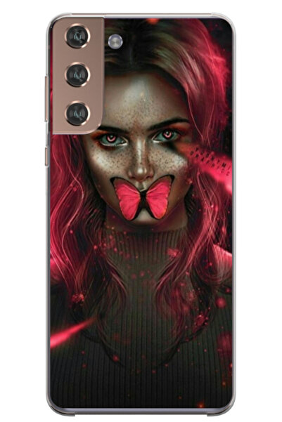 Atlas Персонализиран калъф за Samsung Galaxy S22 Plus, модел Butterfly Mouth ...