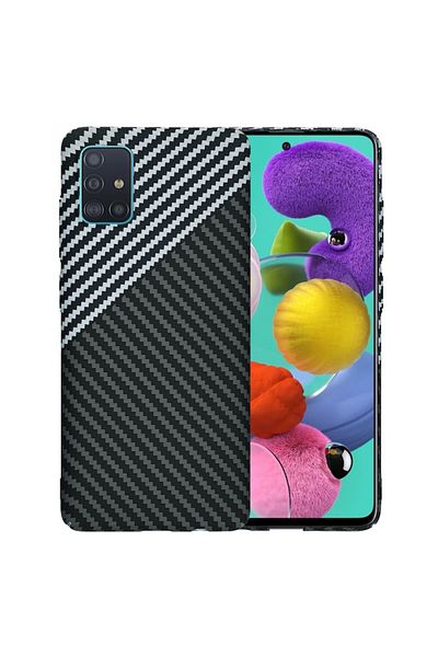 Tim High-Protection Case for Samsung Galaxy A51 4G, Timacontech, Y16, Hard Plastic, Stealth Titanium Gre