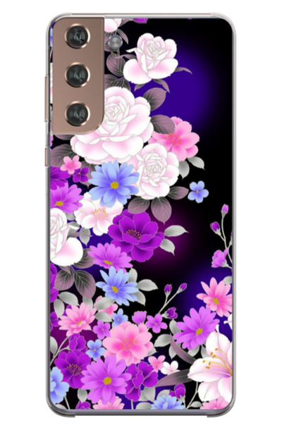 Atlas Персонализиран калъф за Samsung Galaxy S22 Plus, модел Flowers #3, S1D1...