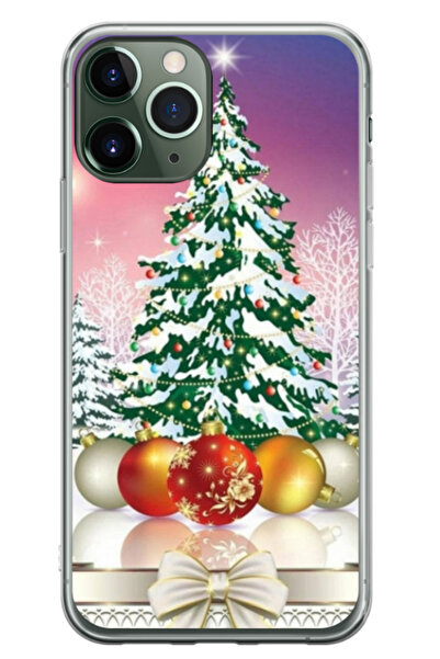 Atlas Husa personalizata pentru Apple iPhone 11 Pro, model Christmas Tree #1,...