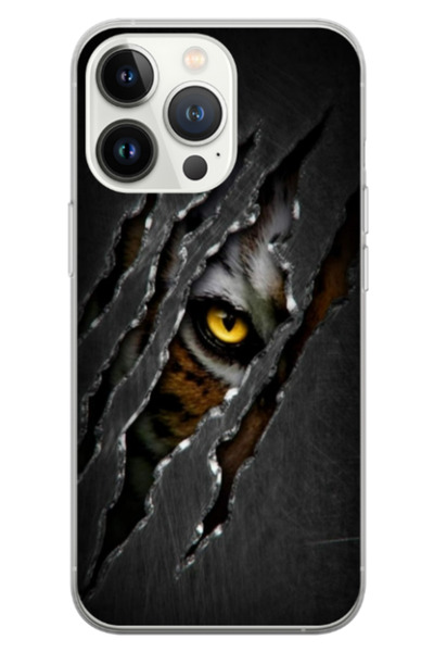 Atlas HQ Εκτυπώστε εξατομικευμένη θήκη για Apple iPhone 15 Pro, Hidden Tiger,...