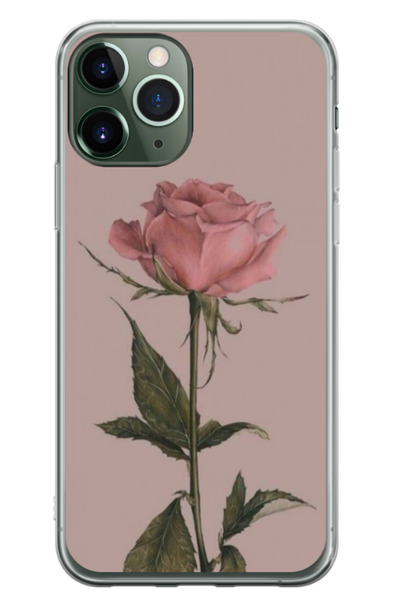 Atlas Husa personalizata pentru Apple iPhone 11 Pro Max, model Flowers #8, S1...
