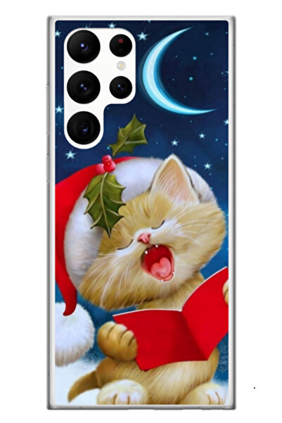Atlas Εξατομικευμένη θήκη για Samsung Galaxy S23 Ultra, μοντέλο Christmas Cat...