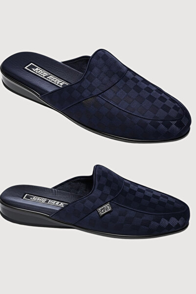 PRENDRE Men's Checkered Indoor House Slippers Groom Ch.G.3.85.C0