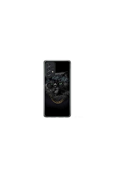 Atlas Προσαρμοσμένη θήκη εκτύπωσης HQ για Samsung Galaxy A23 5G, Black Cat #4...