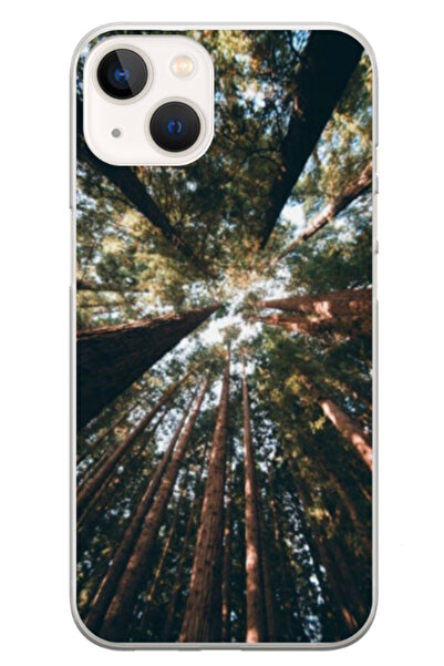 Atlas Husa personalizata HQ Print si Folie de Silicon pentru iPhone 15, Tree ...