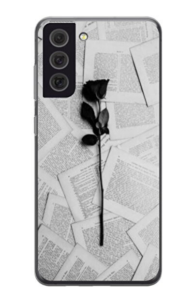 Atlas Εξατομικευμένη θήκη για Samsung Galaxy S21, μοντέλο Black Rose, S1D1M0021