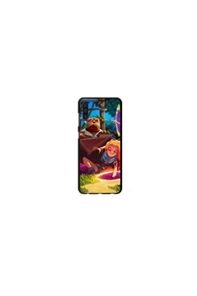 Atlas Husa personalizata si Folie de Silicon pentru Samsung Galaxy A50, model...