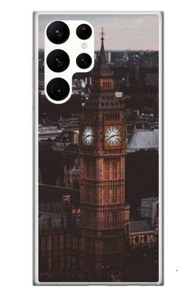 Atlas Husa personalizata pentru Samsung Galaxy S23 Ultra, model Big Ben #2, S...