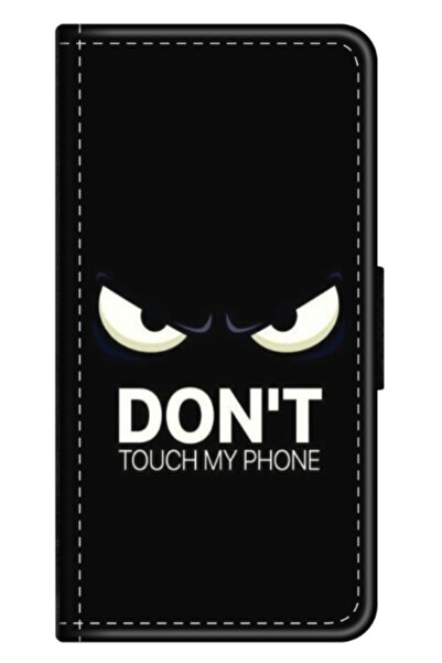 Atlas Husa personalizata tip carte pentru Apple iPhone 12 Mini, Don't touch my phone #1, S1D1M0035