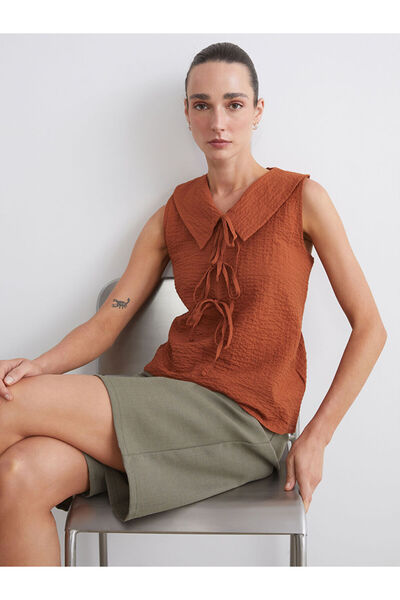 LC Waikiki Quality Parts from Celebi Store |   Baby Collar Textured Blouse