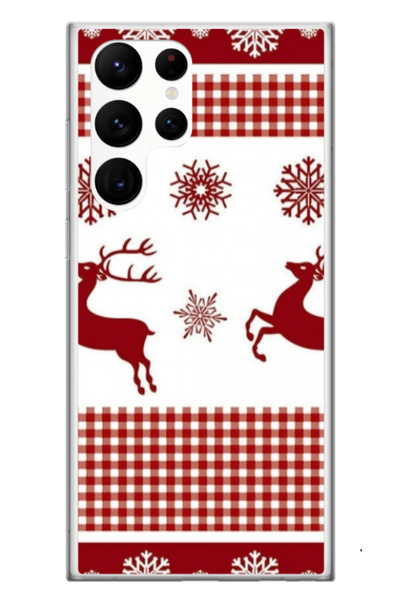 Atlas Персонализиран калъф за Samsung Galaxy S23 Ultra, модел Reindeer #1, S1...