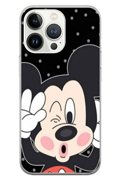 Atlas Husa personalizata HQ Print pentru Apple iPhone 15 Pro Max, Mickey #1, ...