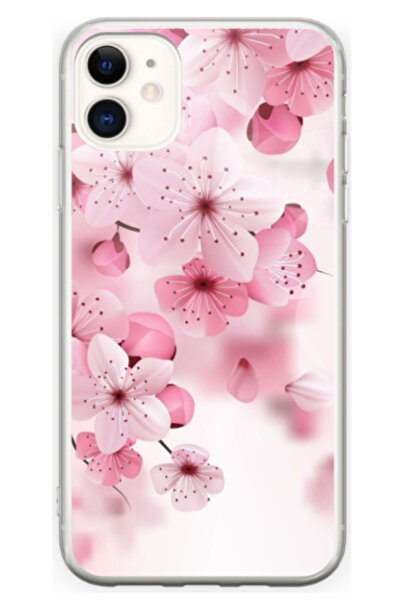 Atlas Husa personalizata pentru Apple iPhone 11, model Flowers #17, S1D1M0241