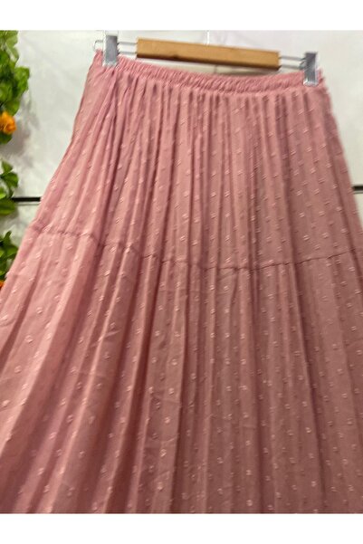 edu collection Fusta din sifon strat pe strat broderie brodata