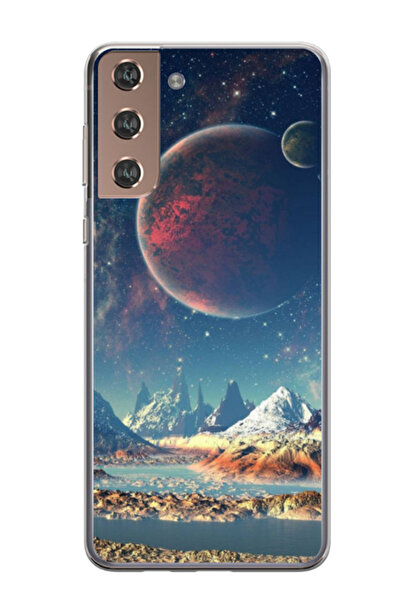 Atlas Εξατομικευμένη θήκη για Samsung Galaxy S21 Plus, μοντέλο Alien Planet, ...