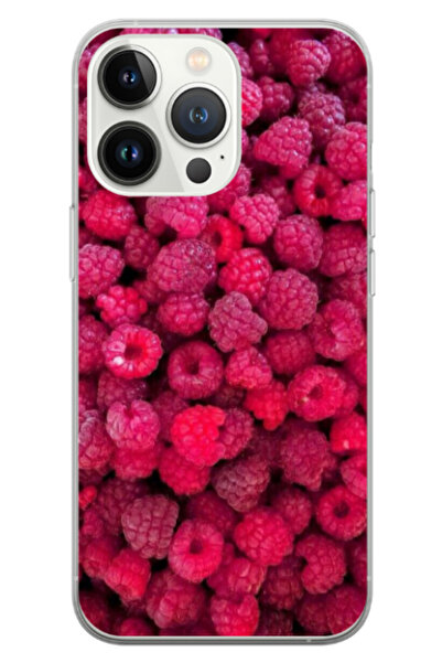 Atlas Персонализиран калъф за Apple iPhone 13 pro, модел Raspberry, S1D1M0234