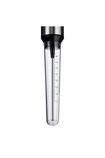 divendi-ro Electric mixer, for frappe, stainless steel, power 25W, dimensions 10x6x37cm, black-silver