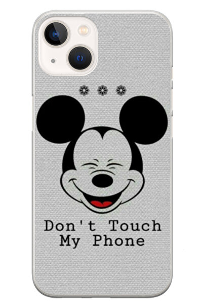 Atlas Husa personalizata pentru Apple iPhone 13 Mini, model Don't Touch my Phone #3, S1D1M0123