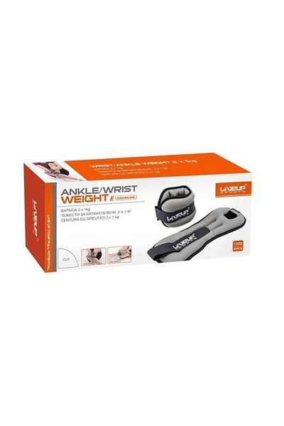 divendi-ro Ankle / Wrist Weights ,1 kg, 2 pcs, gray/black