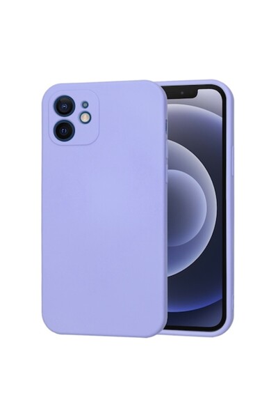 Techsuit Carcasă pentru iPhone 12, P49, silicon, violet deschis