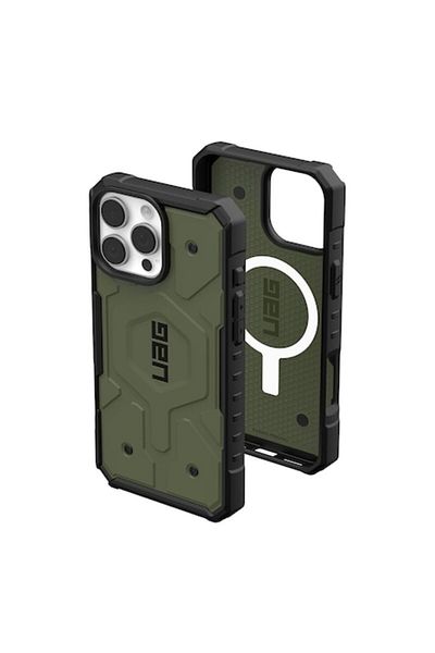 Tim High Protection Case for iPhone 16 Pro, Timaconprotect, Q76, Hard Plastic, Olive Drab