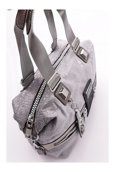 Aemido Merli gray skin shoulder bag