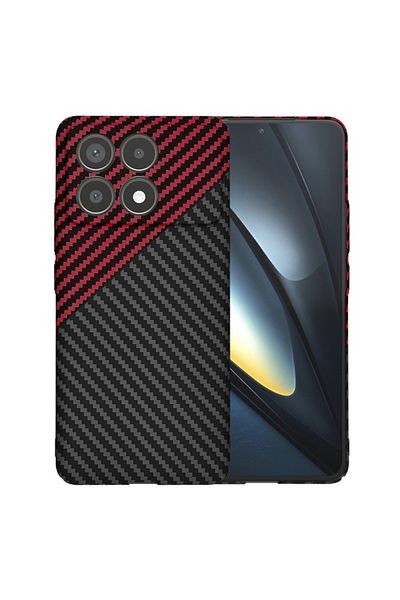 Tim Protective Case for Xiaomi Poco F6 Pro, Timacontech, K55, Hard Plastic, Elegant Ruby Vortex