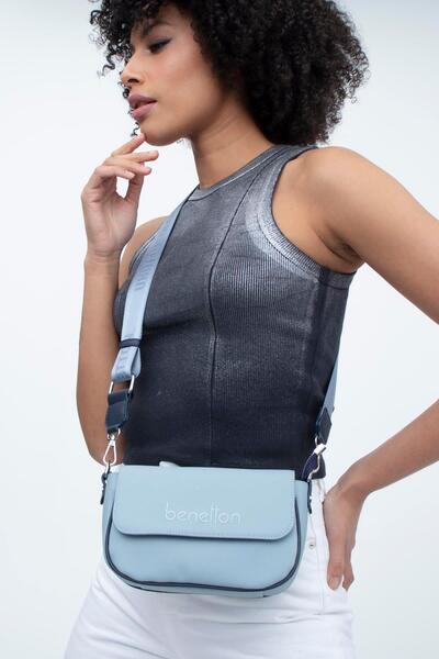 Benetton Bnt1365 Kadın Omuz Çanta Mavi