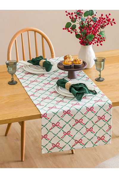 LC Waikiki Winter Collection Bow Special Design Runner 45X150 cm City