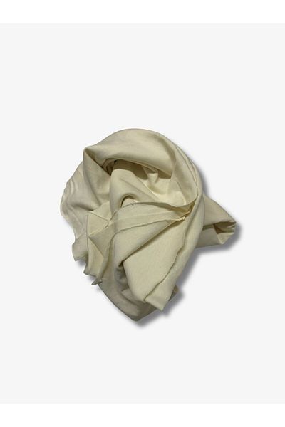 Yiğit Kumaş Cream Tok Single Jersey Fabric, Piece 100X180 cm