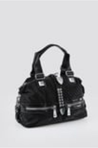 Aemido Firy Black Skin Shoulder Bag