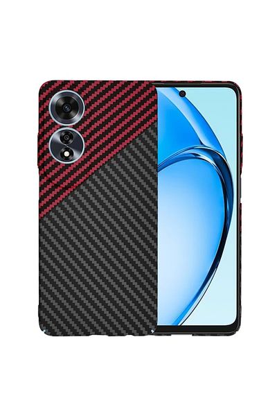 Tim High Protection Case for Oppo A60 4G, Timacondesign, V34, Hard Plastic, Elegant Ruby Vortex