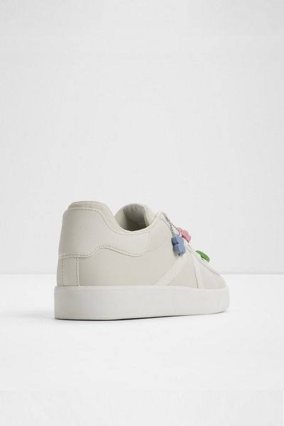 Aldo Hypertmc03 - Men's Cream Flower Decorated Sneaker