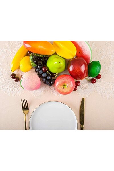 Nettenevime 20li Set Yapay Meyve Paketi Karışık Dekoratif Meyveler