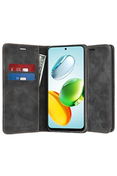 Evia Husă de protecție pentru Honor 200 Smart/X7c, S93, piele, culoare închis...