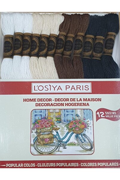 balım hobi evi مجموعة لوسيا باريس 12 قطعة من المولين الألوان الرئيسية