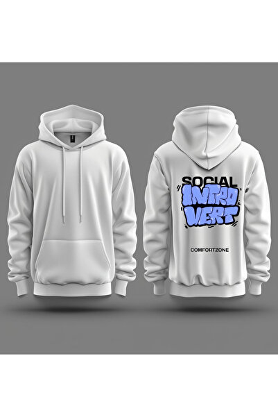 Sebesta Fashion سترة بغطاء للرأس من القطن مطبوعة بـ 3 خيوط للموسم الجديد من S...