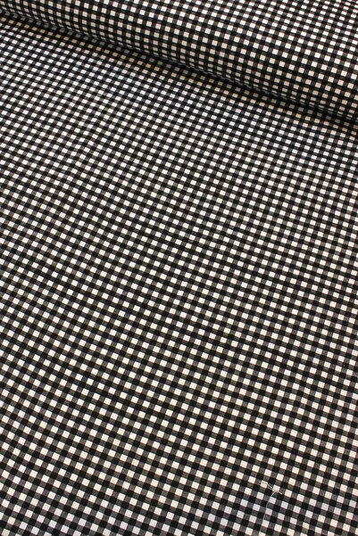 EDA HOME TEKSTİL Premier Duck Keten Pötikare Kumaş Su İtici Bez 0,5 Metre Lek...