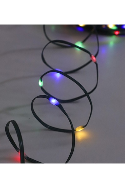 SDX Market Tip instalare de Crăciun Bandă liniară, 30m, 300LED-uri, Multicolo...