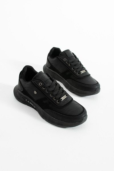 L.A Polo Black Casual Men's Sneaker