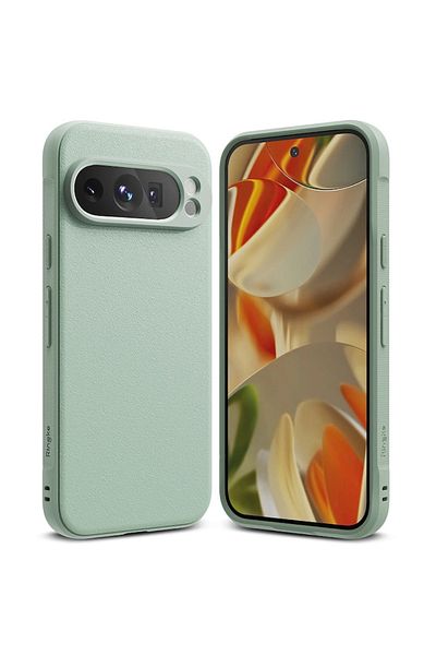 Tim High-Protection Case for Google Pixel 9 Pro, Timaconprotect, F39, Thermoresistant Plastic, Mint